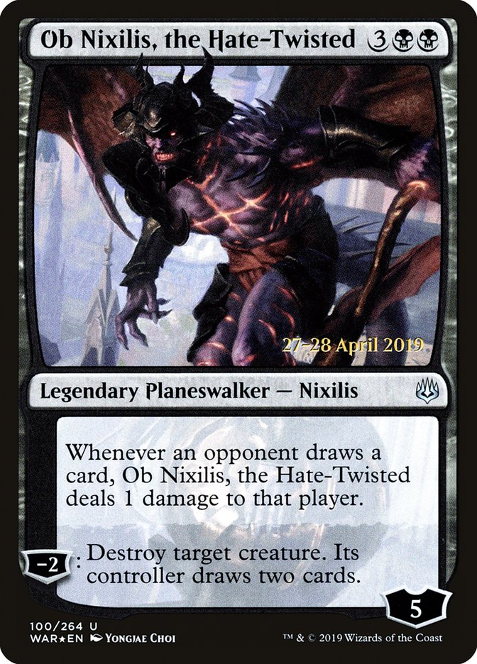 Ob Nixilis, the Hate-Twisted [War of the Spark Prerelease Promos] | GrognardGamesBatavia