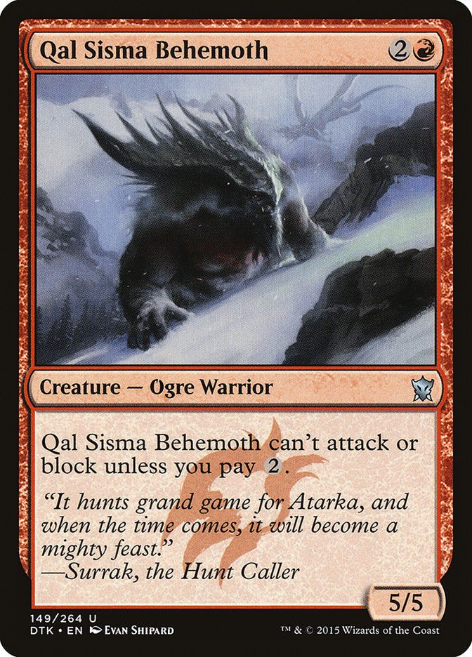 Qal Sisma Behemoth [Dragons of Tarkir] | GrognardGamesBatavia