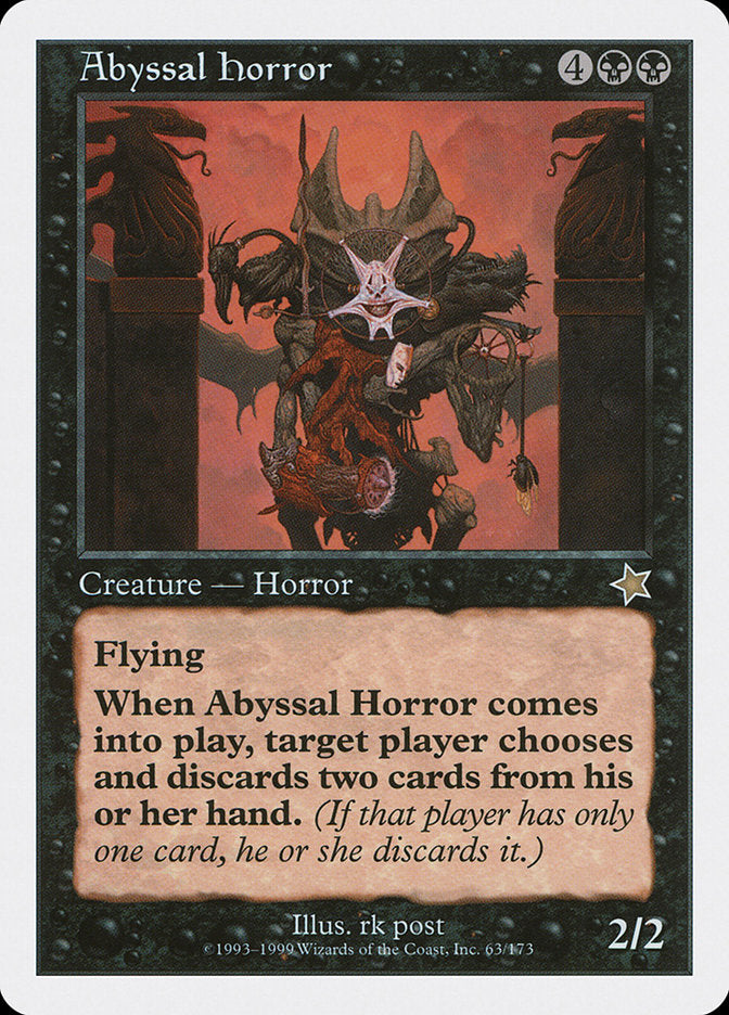 Abyssal Horror [Starter 1999] | GrognardGamesBatavia