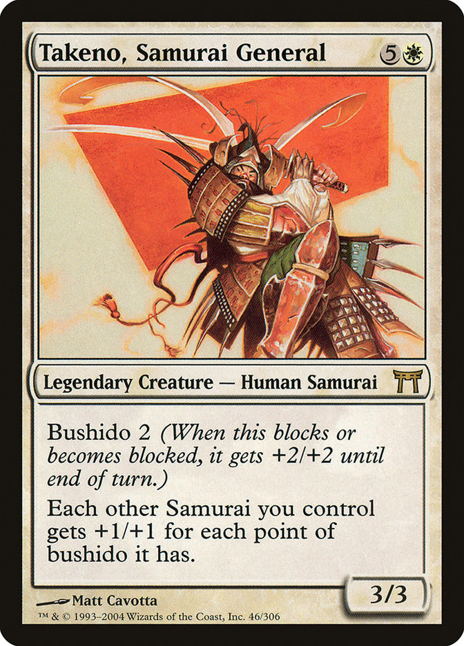 Takeno, Samurai General [Champions of Kamigawa] | GrognardGamesBatavia