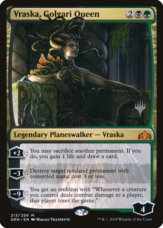 Vraska, Golgari Queen (Promo Pack) [Guilds of Ravnica Promos] | GrognardGamesBatavia