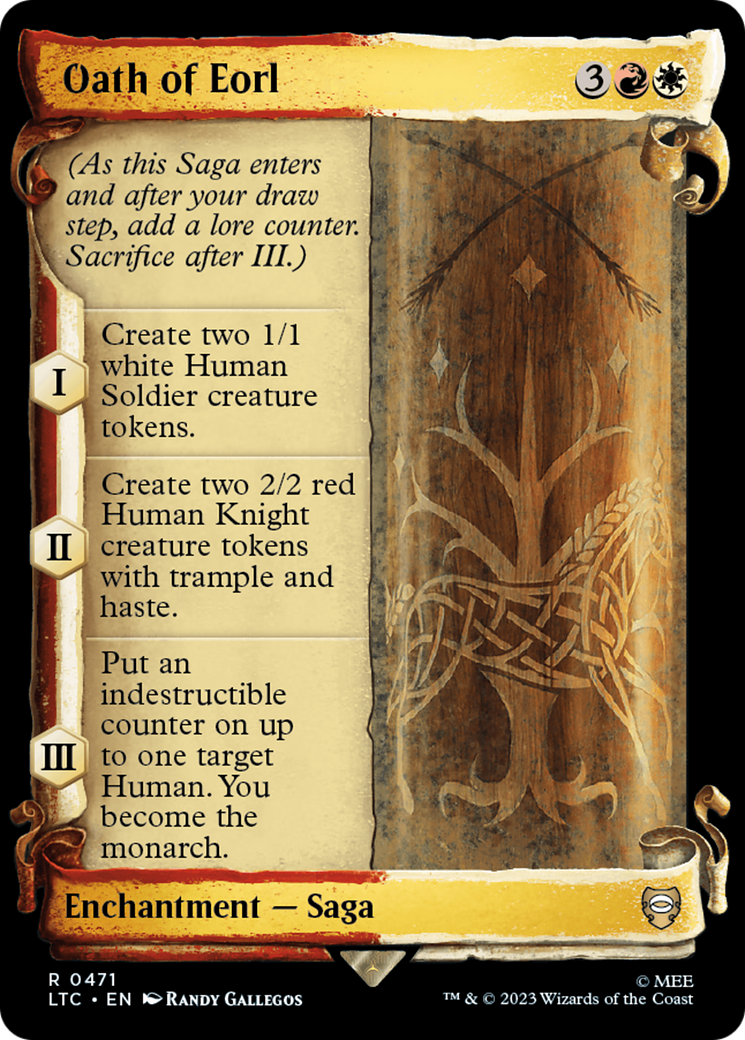 Oath of Eorl [The Lord of the Rings: Tales of Middle-Earth Commander Showcase Scrolls] | GrognardGamesBatavia