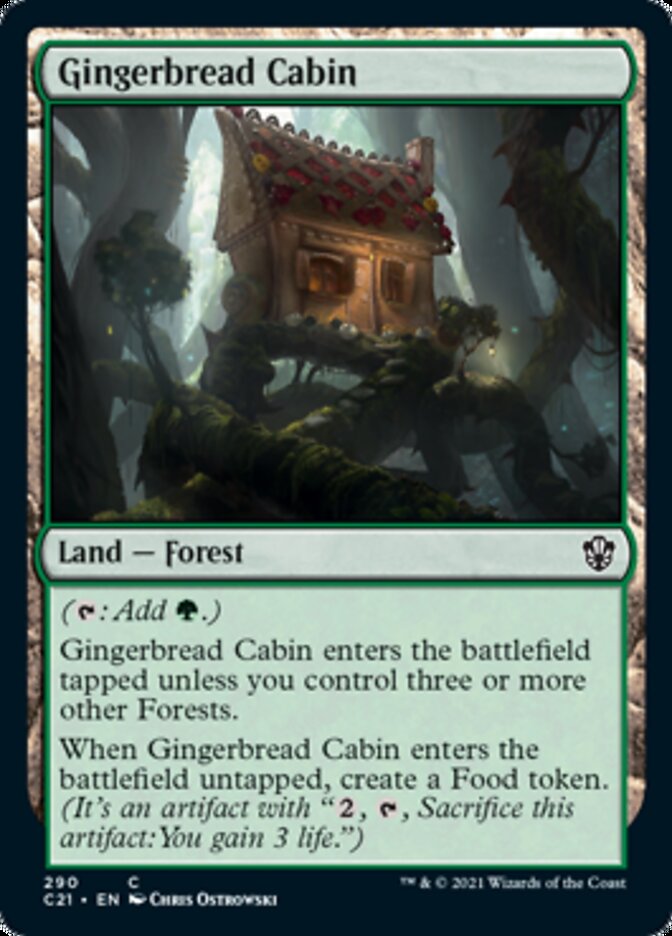 Gingerbread Cabin [Commander 2021] | GrognardGamesBatavia