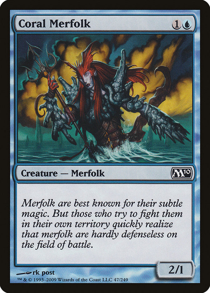 Coral Merfolk [Magic 2010] | GrognardGamesBatavia