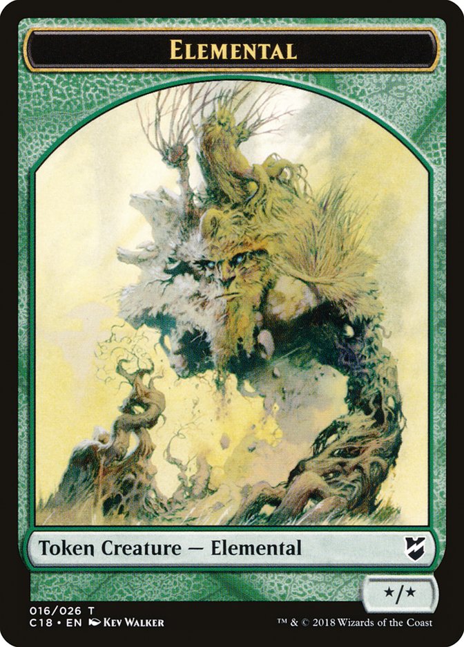 Elemental Token [Commander 2018 Tokens] | GrognardGamesBatavia