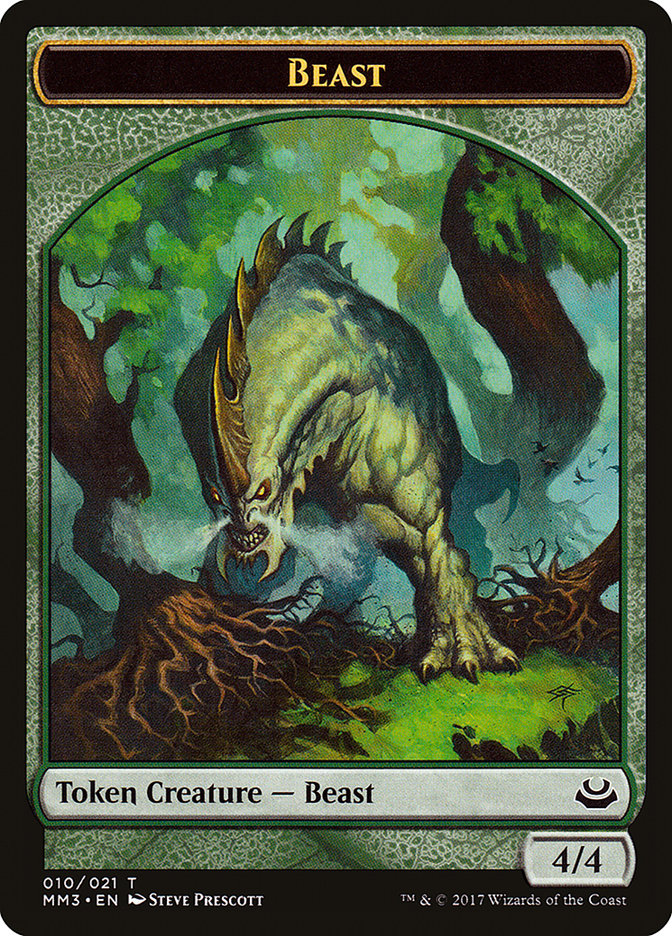 Beast Token (010/021) [Modern Masters 2017 Tokens] | GrognardGamesBatavia