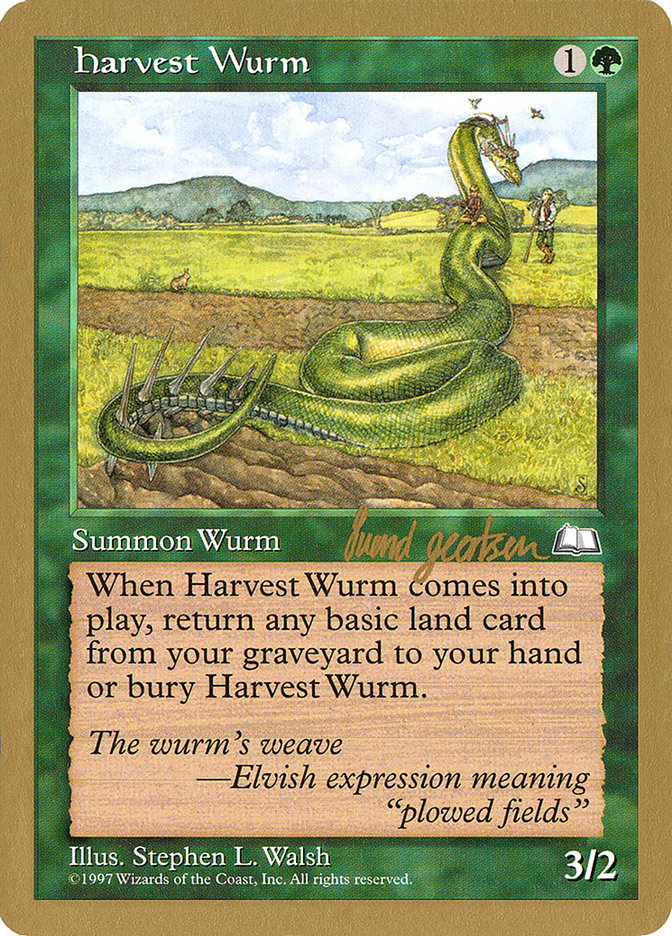 Harvest Wurm (Svend Geertsen) [World Championship Decks 1997] | GrognardGamesBatavia