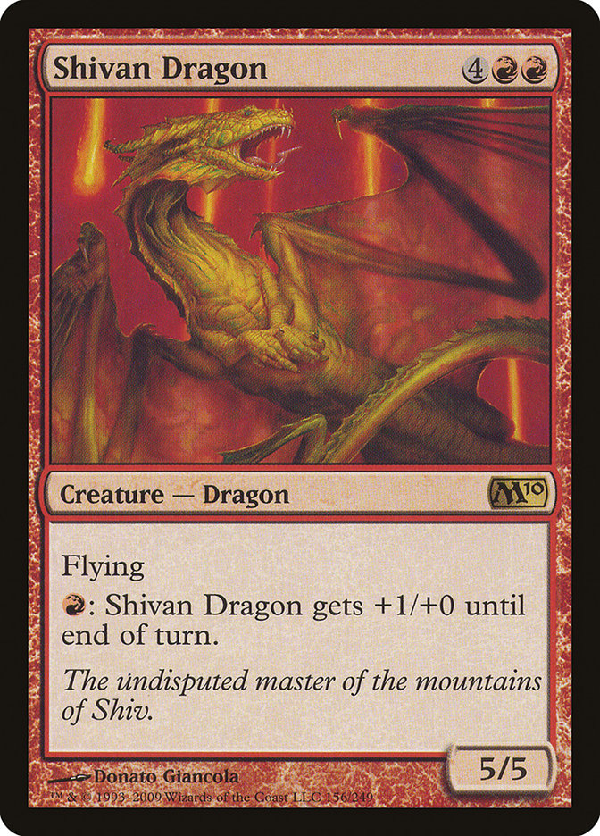 Shivan Dragon [Magic 2010] | GrognardGamesBatavia