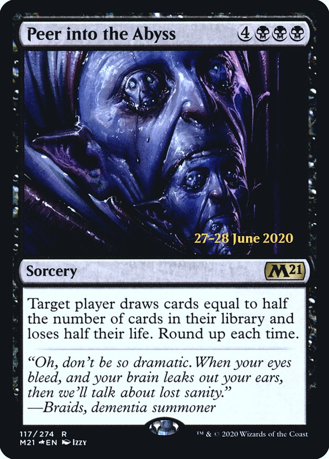 Peer into the Abyss [Core Set 2021 Prerelease Promos] | GrognardGamesBatavia