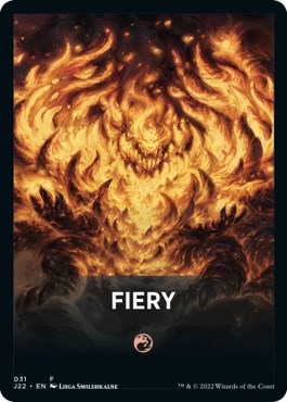 Fiery Theme Card [Jumpstart 2022 Front Cards] | GrognardGamesBatavia