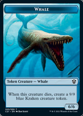 Beast (010) // Whale Double-Sided Token [Commander 2021 Tokens] | GrognardGamesBatavia