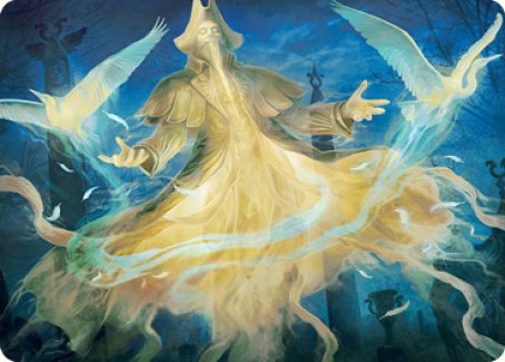 Heron-Blessed Geist Art Card [Innistrad: Crimson Vow Art Series] | GrognardGamesBatavia