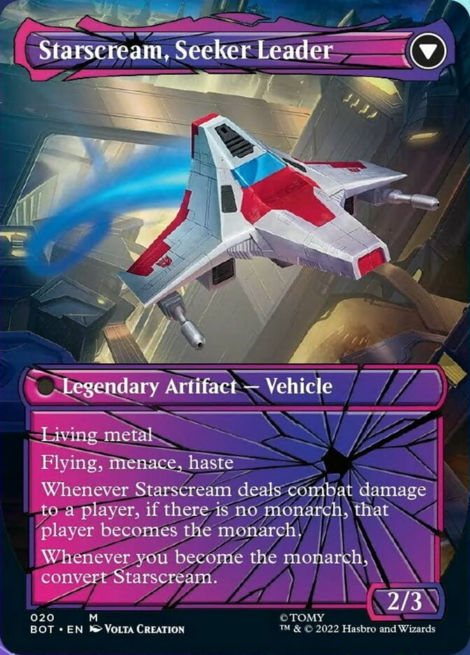 Starscream, Power Hungry // Starscream, Seeker Leader (Shattered Glass) [Universes Beyond: Transformers] | GrognardGamesBatavia