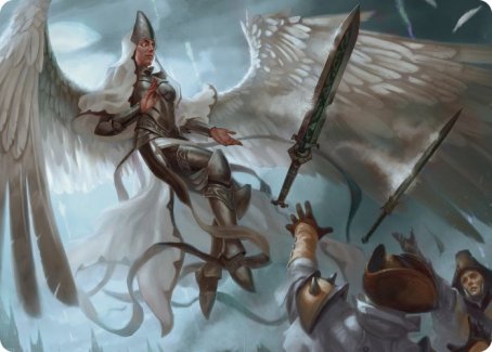 Angelic Quartermaster Art Card [Innistrad: Crimson Vow Art Series] | GrognardGamesBatavia