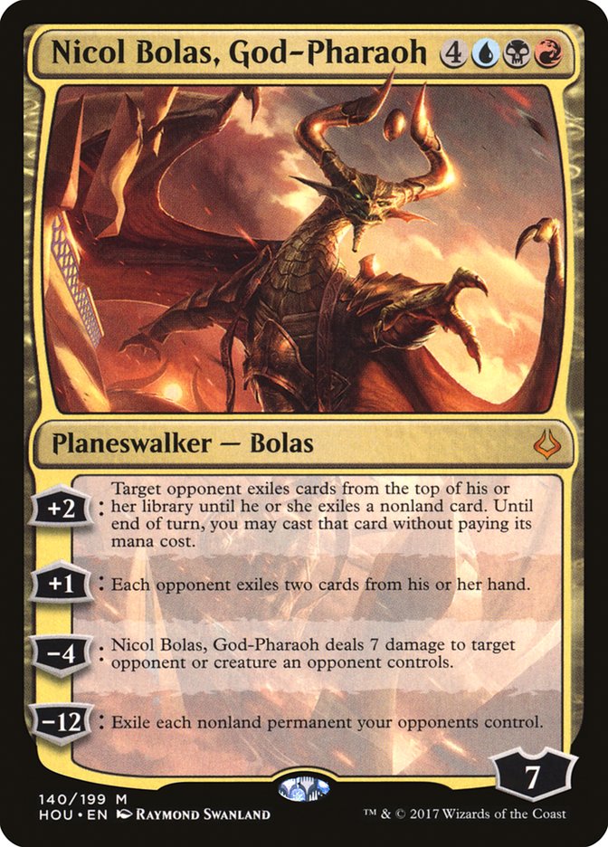 Nicol Bolas, God-Pharaoh [Hour of Devastation] | GrognardGamesBatavia