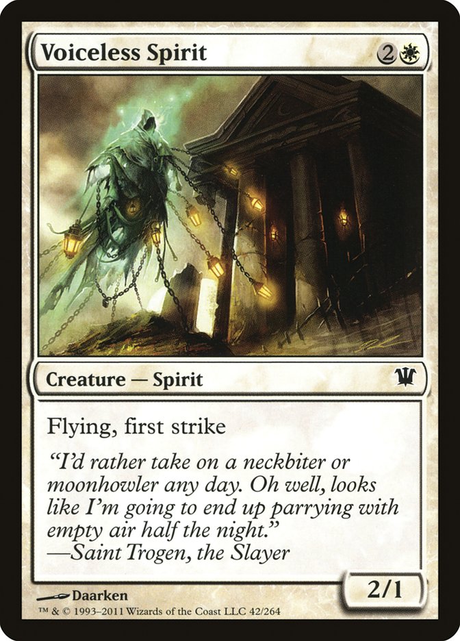 Voiceless Spirit [Innistrad] | GrognardGamesBatavia