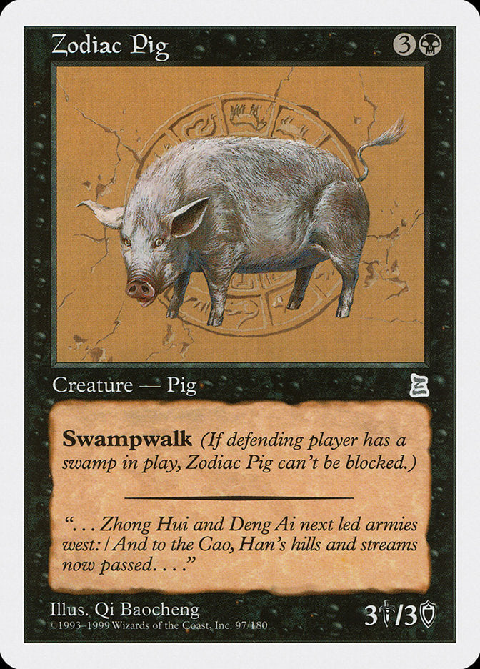 Zodiac Pig [Portal Three Kingdoms] | GrognardGamesBatavia