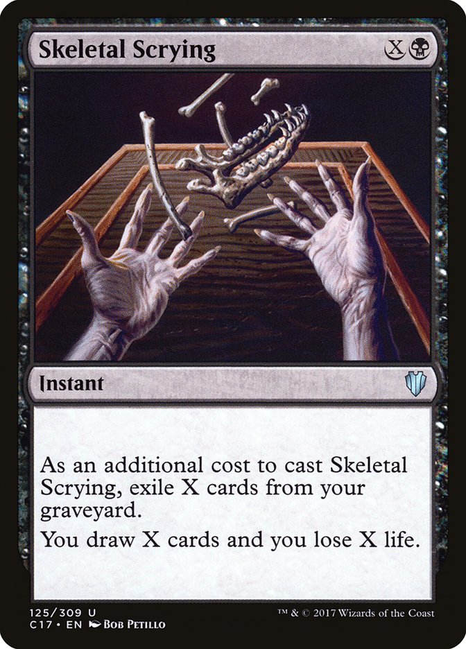 Skeletal Scrying [Commander 2017] | GrognardGamesBatavia