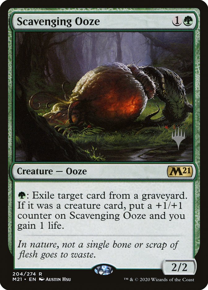 Scavenging Ooze (Promo Pack) [Core Set 2021 Promos] | GrognardGamesBatavia