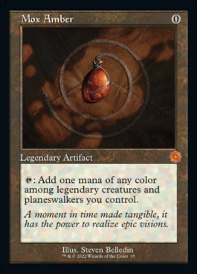 Mox Amber (Retro) [The Brothers' War Retro Artifacts] | GrognardGamesBatavia