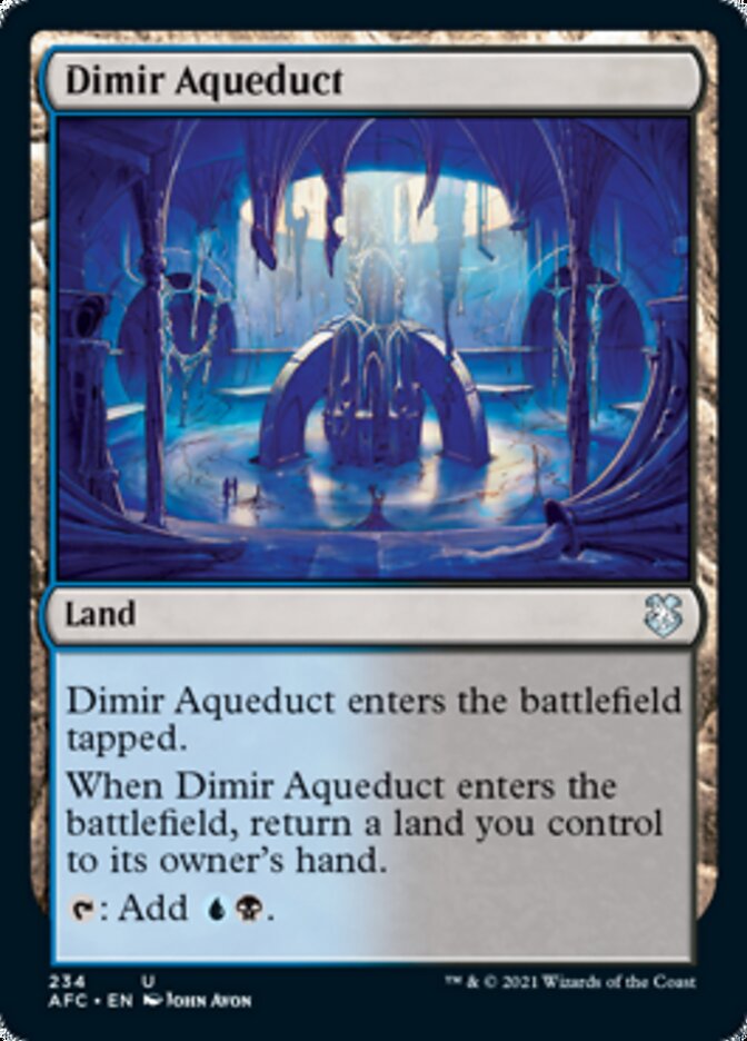 Dimir Aqueduct [Dungeons & Dragons: Adventures in the Forgotten Realms Commander] | GrognardGamesBatavia