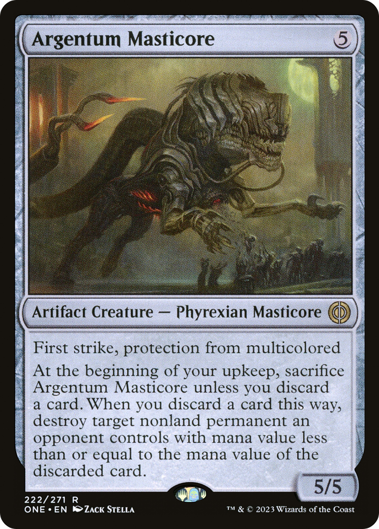 Argentum Masticore [Phyrexia: All Will Be One] | GrognardGamesBatavia