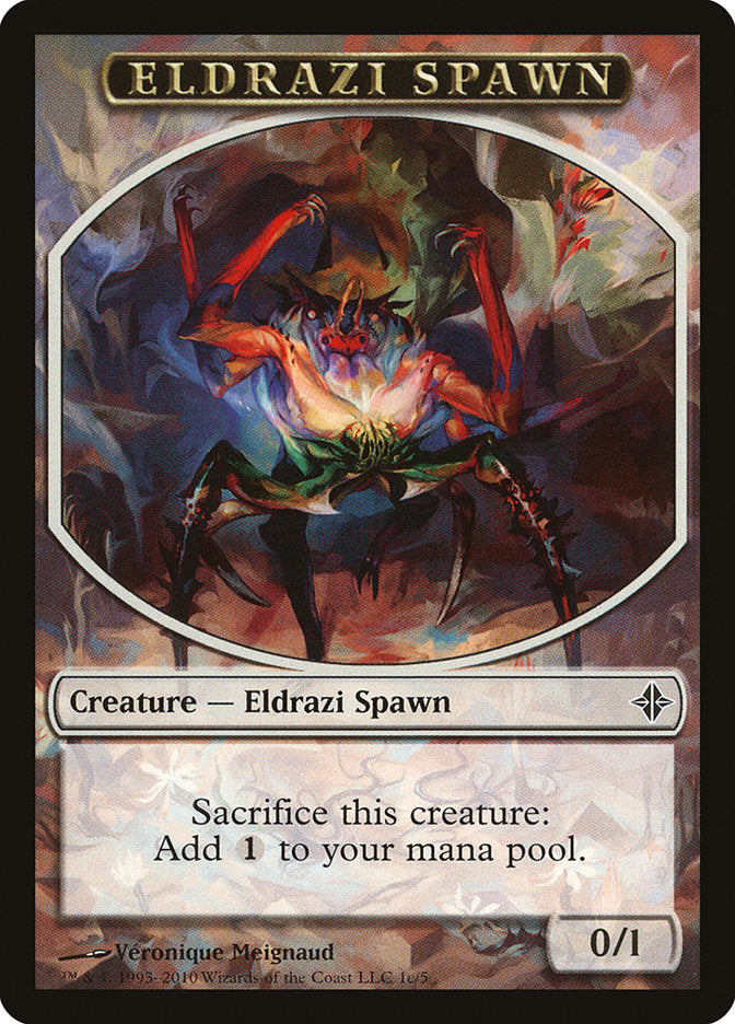 Eldrazi Spawn Token (1c/5) [Rise of the Eldrazi Tokens] | GrognardGamesBatavia