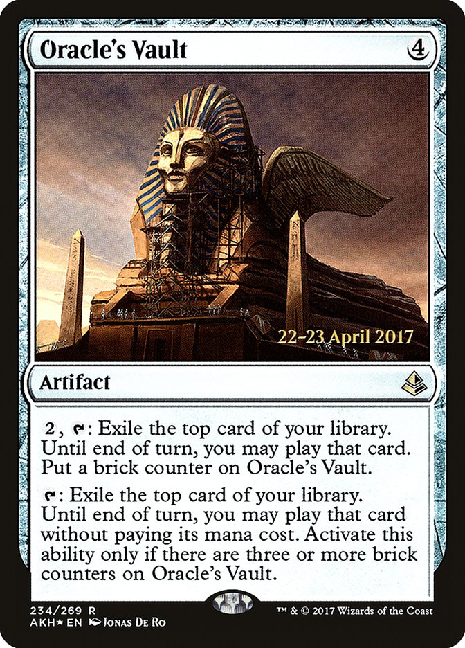 Oracle's Vault [Amonkhet Prerelease Promos] | GrognardGamesBatavia