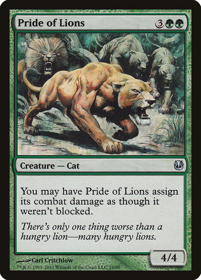 Pride of Lions [Duel Decks: Ajani vs. Nicol Bolas] | GrognardGamesBatavia