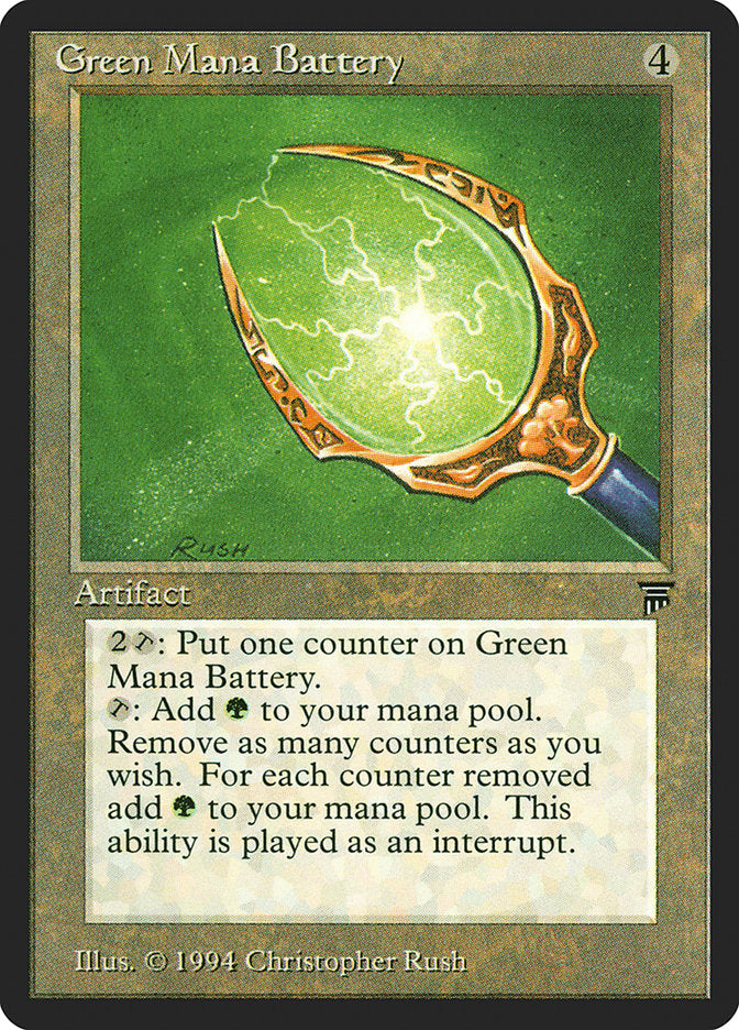 Green Mana Battery [Legends] | GrognardGamesBatavia