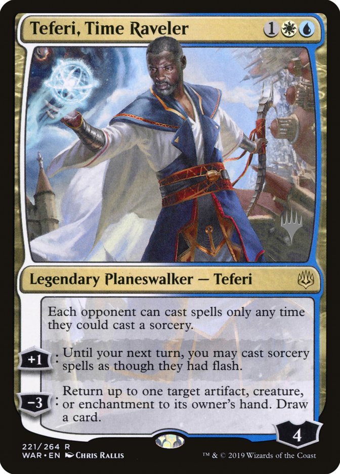 Teferi, Time Raveler (Promo Pack) [War of the Spark Promos] | GrognardGamesBatavia