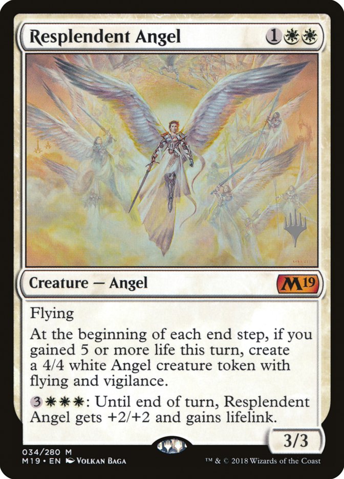 Resplendent Angel (Promo Pack) [Core Set 2019 Promos] | GrognardGamesBatavia