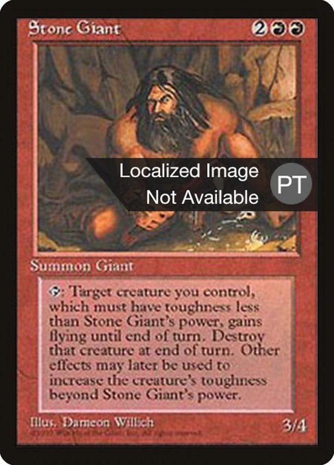 Stone Giant [Fourth Edition (Foreign Black Border)] | GrognardGamesBatavia