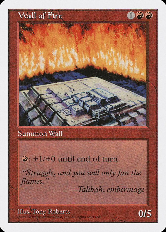 Wall of Fire [Fifth Edition] | GrognardGamesBatavia