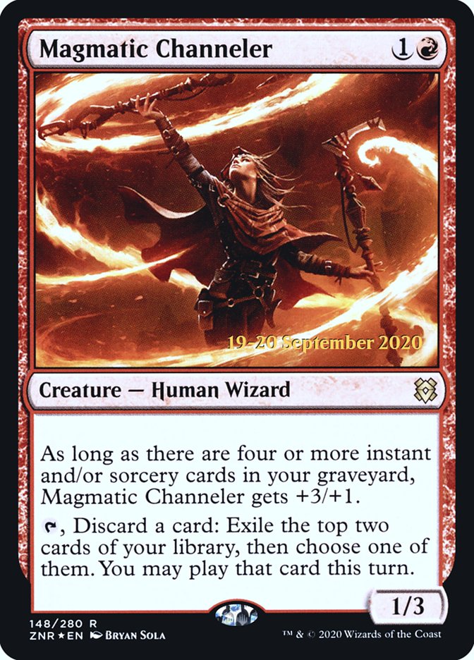 Magmatic Channeler [Zendikar Rising Prerelease Promos] | GrognardGamesBatavia