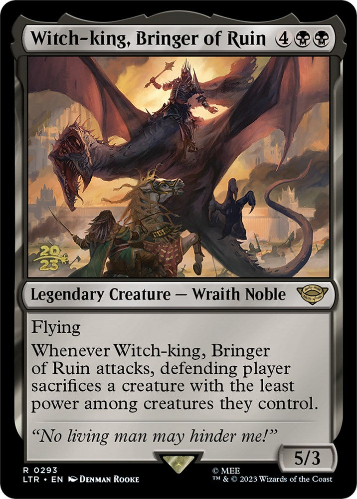 Witch-king, Bringer of Ruin [The Lord of the Rings: Tales of Middle-Earth Prerelease Promos] | GrognardGamesBatavia