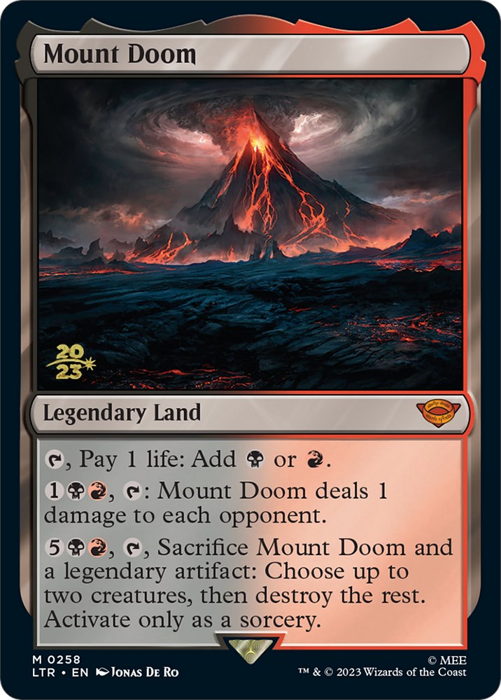 Mount Doom [The Lord of the Rings: Tales of Middle-Earth Prerelease Promos] | GrognardGamesBatavia