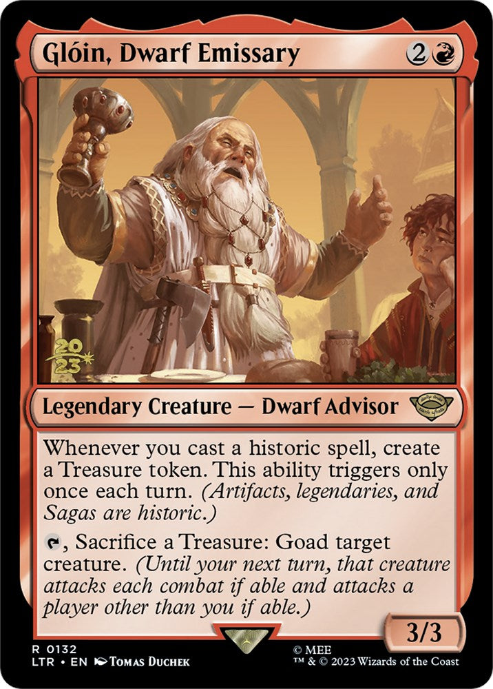 Gloin, Dwarf Emissary [The Lord of the Rings: Tales of Middle-Earth Prerelease Promos] | GrognardGamesBatavia