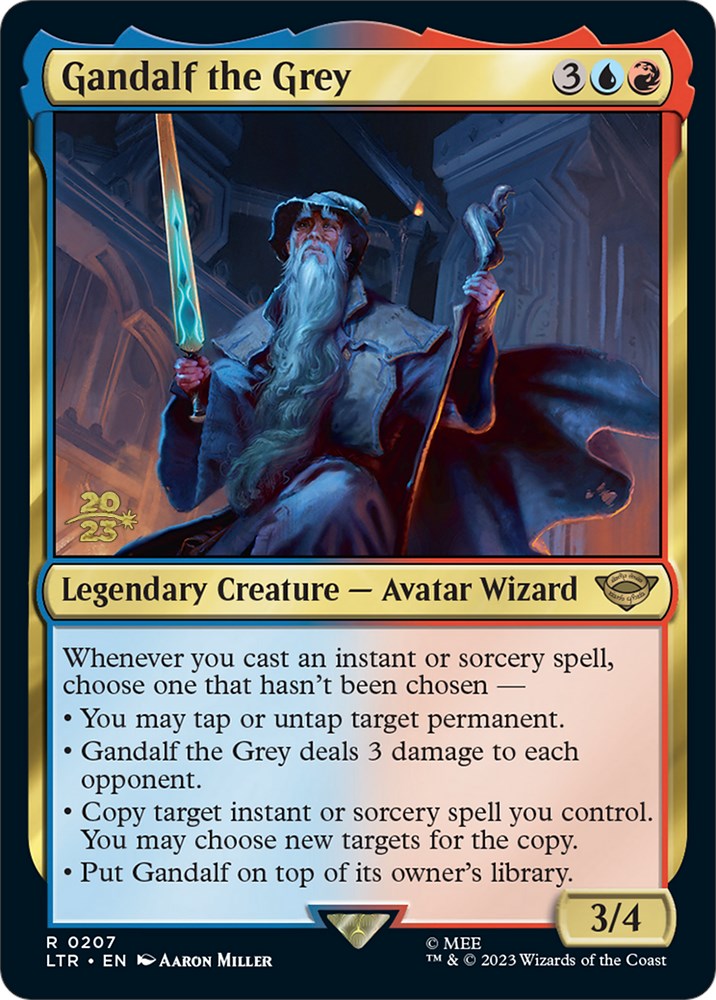 Gandalf the Grey [The Lord of the Rings: Tales of Middle-Earth Prerelease Promos] | GrognardGamesBatavia