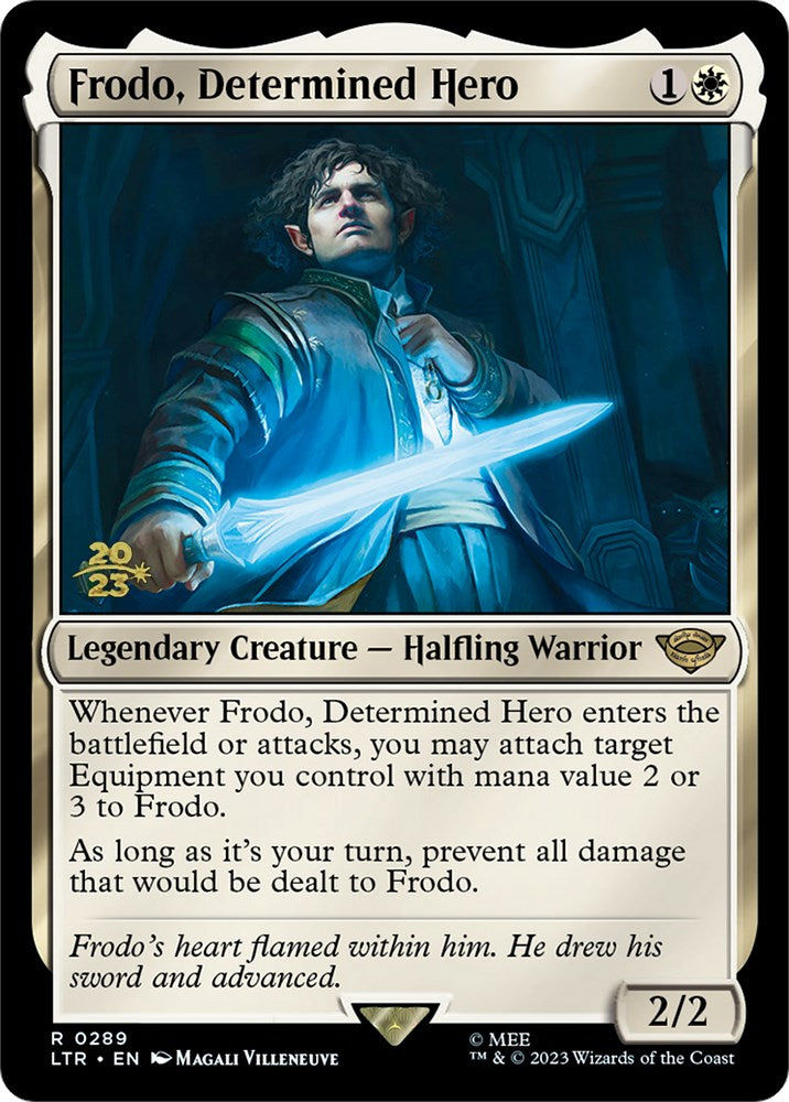 Frodo, Determined Hero [The Lord of the Rings: Tales of Middle-Earth Prerelease Promos] | GrognardGamesBatavia