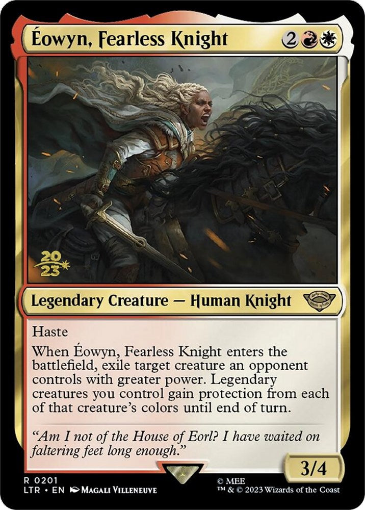 Eowyn, Fearless Knight [The Lord of the Rings: Tales of Middle-Earth Prerelease Promos] | GrognardGamesBatavia