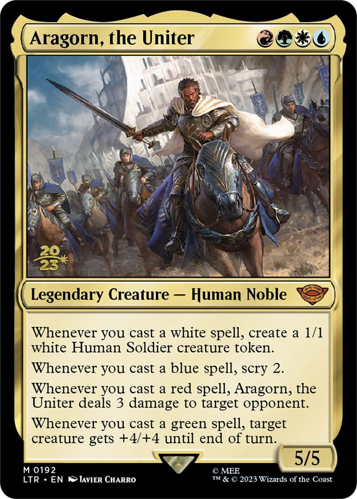 Aragorn, the Uniter [The Lord of the Rings: Tales of Middle-Earth Prerelease Promos] | GrognardGamesBatavia