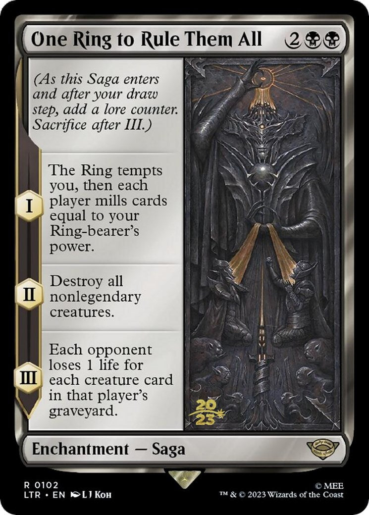 One Ring to Rule Them All [The Lord of the Rings: Tales of Middle-Earth Prerelease Promos] | GrognardGamesBatavia