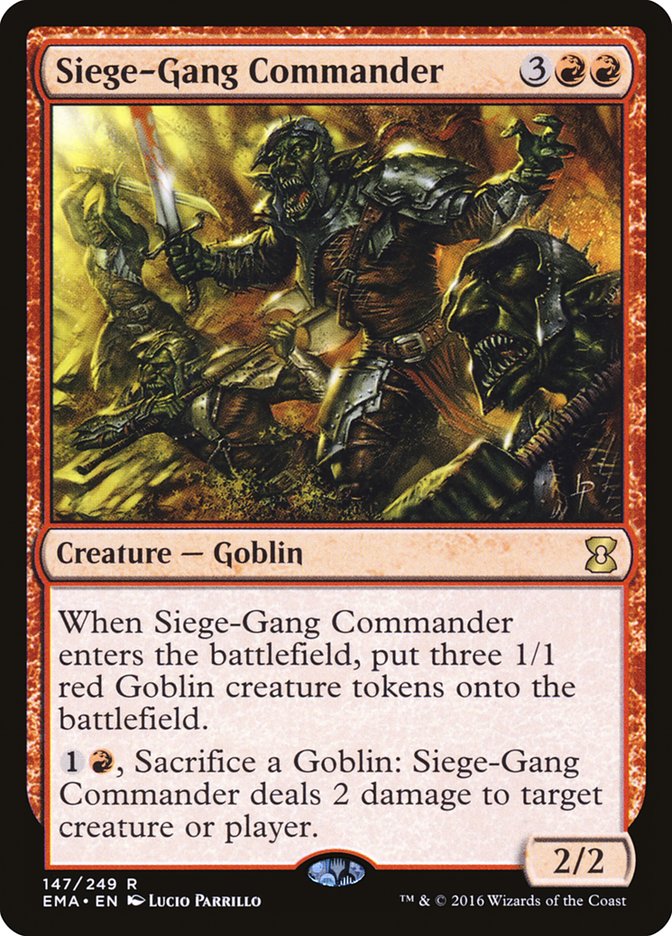 Siege-Gang Commander [Eternal Masters] | GrognardGamesBatavia