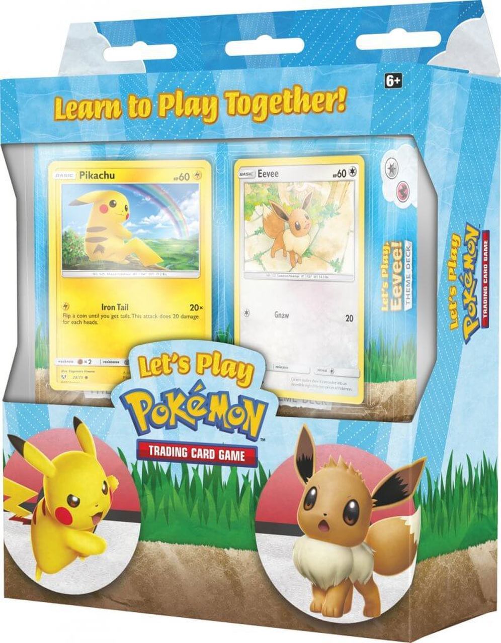 Theme Deck Double Pack (Let's Play, Pikachu/Let's Play, Eevee) | GrognardGamesBatavia