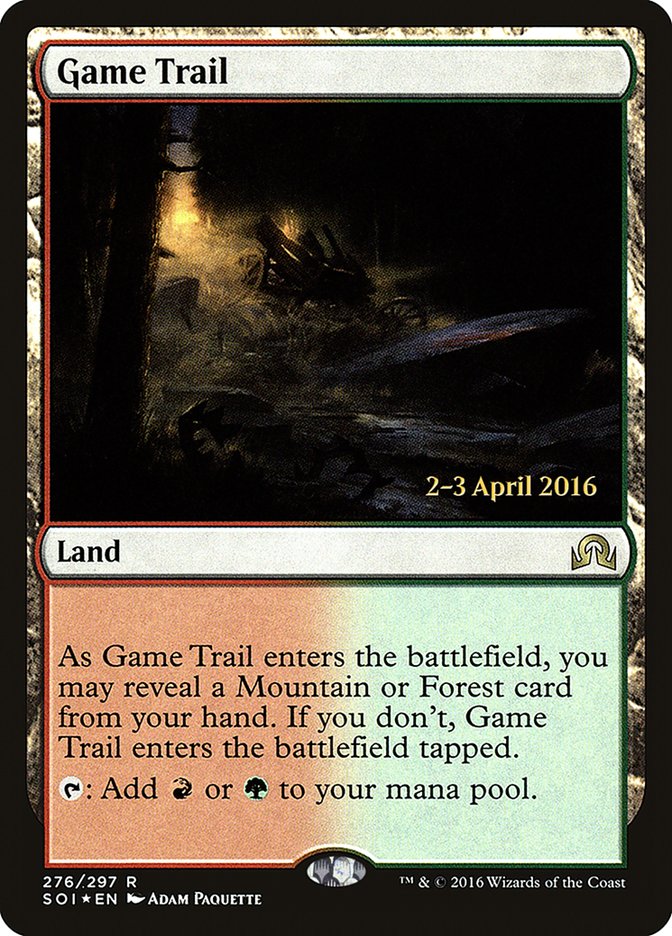 Game Trail [Shadows over Innistrad Prerelease Promos] | GrognardGamesBatavia