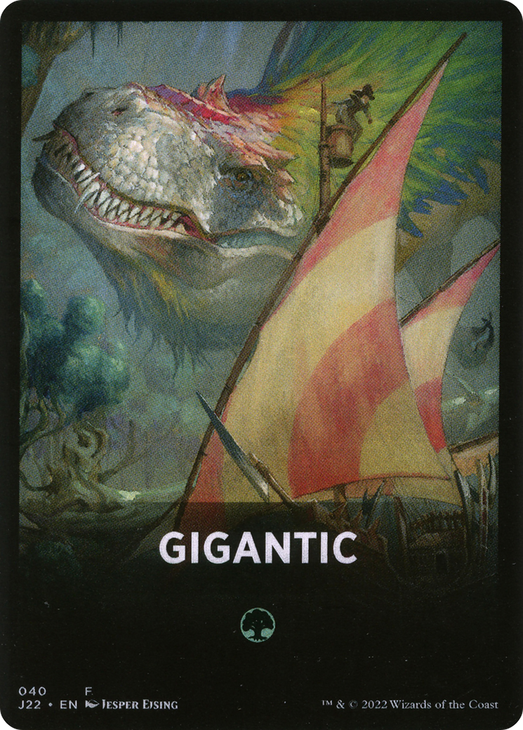 Gigantic Theme Card [Jumpstart 2022 Front Cards] | GrognardGamesBatavia