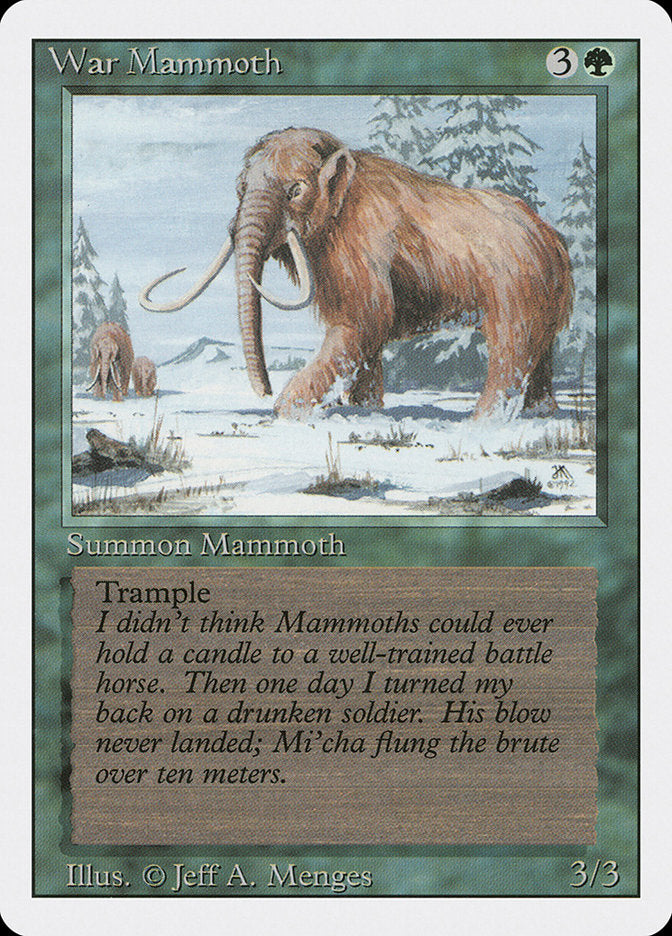 War Mammoth [Revised Edition] | GrognardGamesBatavia