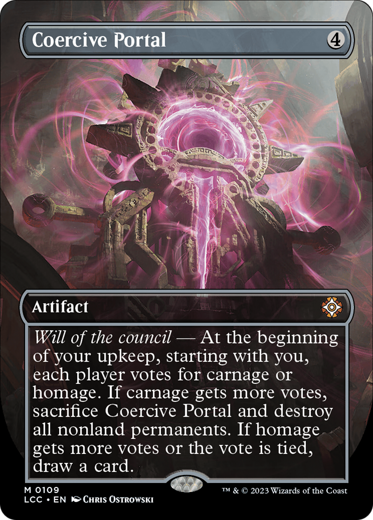 Coercive Portal (Borderless) [The Lost Caverns of Ixalan Commander] | GrognardGamesBatavia