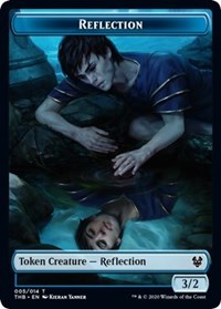 Reflection // Satyr Double-Sided Token [Theros Beyond Death Tokens] | GrognardGamesBatavia